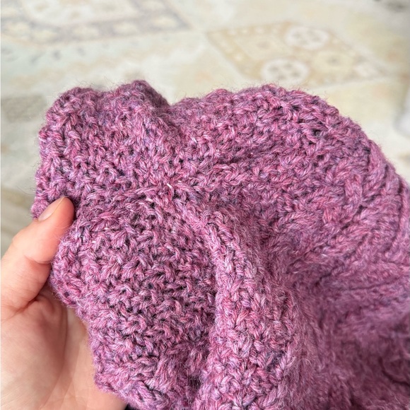 Vintage Una O’Neill 100% Pure Wool Cardigan | Hand Knit Ireland | M - Picture 9 of 10